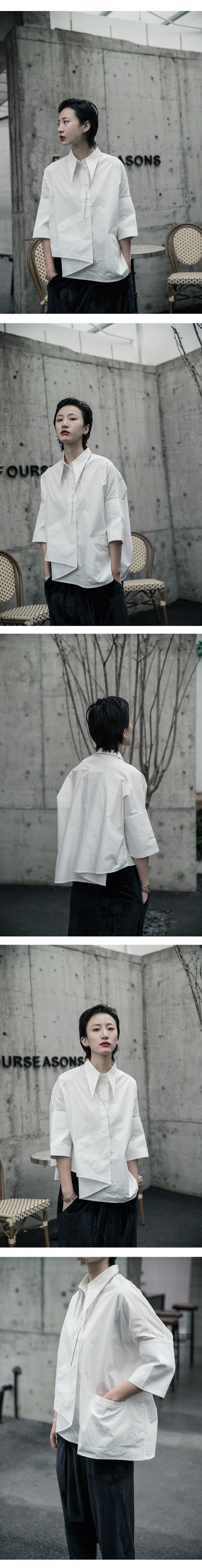 Asymmetry Blouse