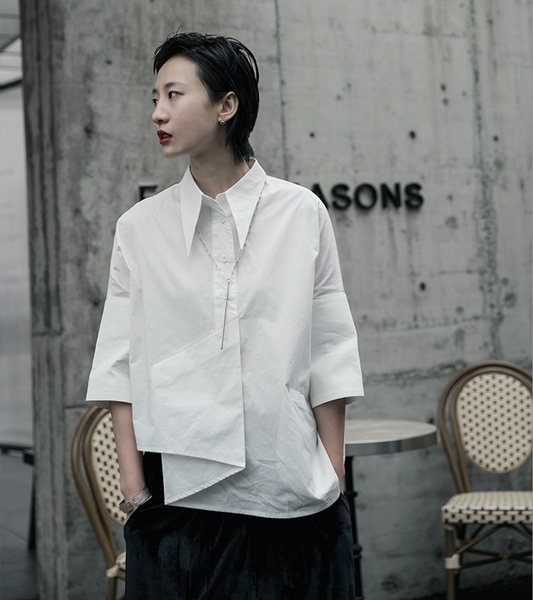 Asymmetry Blouse